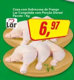 Rede Supermarket Coxa com Sobrecoxa de Frango Lar Congelada com Porção Dorsal oferta