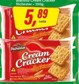 Rede Supermarket Biscoito Cream Cracker Richester oferta