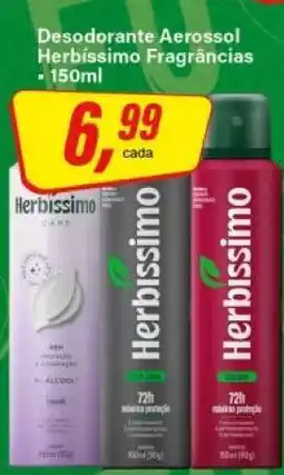 Rede Supermarket Desodorante Aerossol Herbíssimo oferta