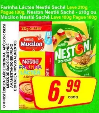 Rede Supermarket Farinha Láctea Nestlé Sachê oferta