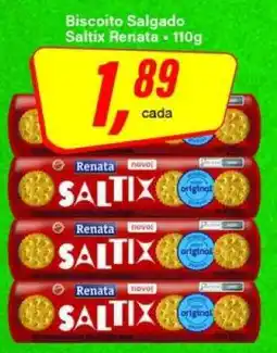 Rede Supermarket Biscoito Salgado Saltix Renata oferta