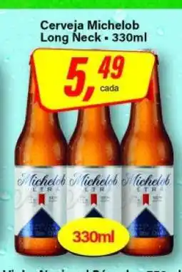 Rede Supermarket Cerveja Michelob Long Neck - 330ml oferta