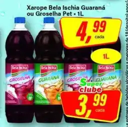 Rede Supermarket Xarope Bela Ischia Guaraná ou Groselha Pet oferta