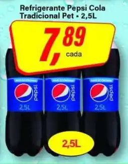 Rede Supermarket Refrigerante Pepsi Cola Tradicional Pet - 2,5L oferta