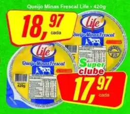 Rede Supermarket Queijo Minas Frescal Life oferta
