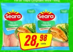 Rede Supermarket Filé de Tilápia Congelado Seara - 600g oferta