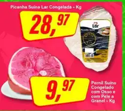 Rede Supermarket Pernil Suíno Congelado com Osso e com Pele a Granel oferta