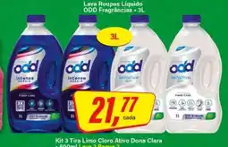 Rede Supermarket Lava Roupas Líquido ODD Fragrâncias oferta