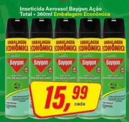 Rede Supermarket Inseticida Aerossol Baygon Ação Total oferta