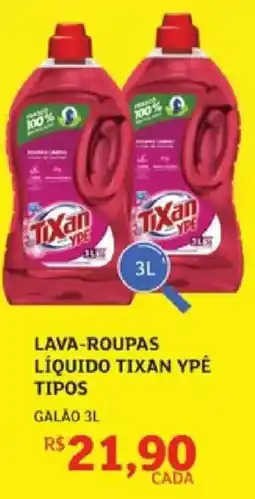 Assaí Atacadista Lava-roupas líquido tixan ypê tipos oferta