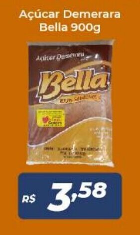 Atakarejo Acucar Demerara Bella 900g oferta