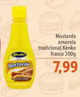 Sonda Mostarda amarela tradicional Kenko oferta
