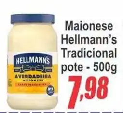 Serrano Supermercado Maionese hellmann's tradicional oferta
