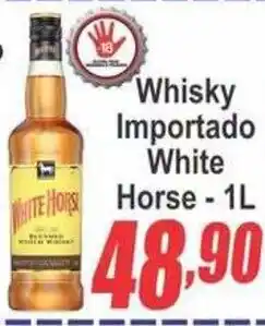Serrano Supermercado Whisky importado white horse oferta