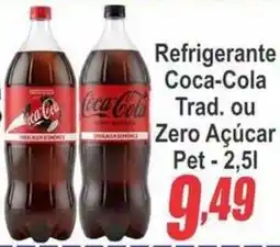 Serrano Supermercado Refrigerante Coca-Cola Trad. ou Zero Açúcar oferta