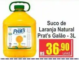 Serrano Supermercado Suco de Laranja Natural Prat's Galão oferta