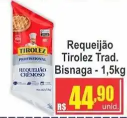 Serrano Supermercado Requeijão tirolez trad. bisnaga oferta