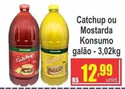 Serrano Supermercado Catchup ou Mostarda Konsumo oferta