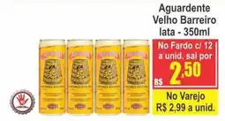 Serrano Supermercado Aguardente Velho Barreiro oferta