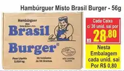 Serrano Supermercado Hambúrguer Misto Brasil Burger oferta