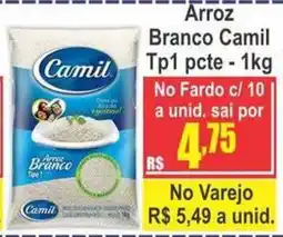 Serrano Supermercado Arroz Branco Camil oferta