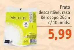 Sonda Prato descartável raso Kerocop oferta