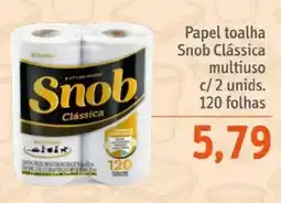 Sonda Papel toalha Snob Clássica multiuso oferta
