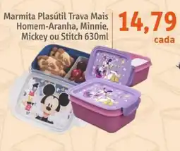 Sonda Marmita Plasútil Trava Mais Homem-Aranha, Minnie, Mickey ou Stitch oferta