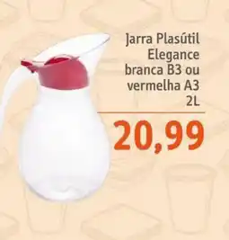 Sonda Jarra Plasútil Elegance branca B3 ou vermelha A3 oferta