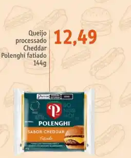 Sonda Queijo processado Cheddar Polenghi fatiado oferta