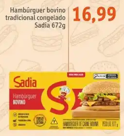 Sonda Hambúrguer bovino tradicional congelado oferta