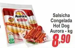 Serrano Supermercado Salsicha Congelada Hot Dog Aurora oferta