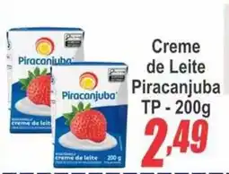 Serrano Supermercado Creme de Leite Piracanjuba TP oferta