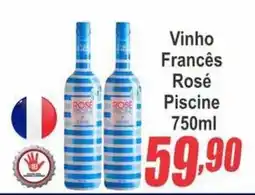 Serrano Supermercado Vinho Francês Rosé Piscine oferta
