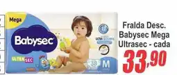 Serrano Supermercado Fralda desc. babysec mega ultrasec oferta