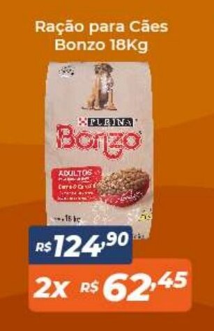Atakarejo Racao para caes Bonzo 18kg oferta