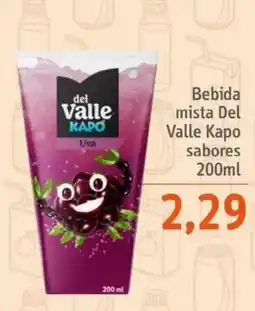 Sonda Bebida mista Del Valle Kapo sabores oferta
