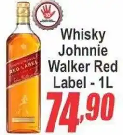 Serrano Supermercado Whisky Johnnie Walker Red Label oferta
