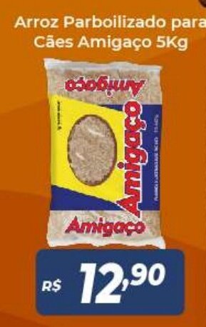 Atakarejo Arroz Parbolizado para Caes Amigaco 5kg oferta