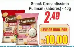 Serrano Supermercado Snack crocantíssimo pullman (sabores) oferta