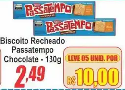 Serrano Supermercado Biscoito recheado passatempo chocolate oferta