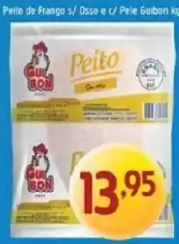 Supermercados Guanabara Peito de Frango s/ Osso e c/ Pele Guibon oferta