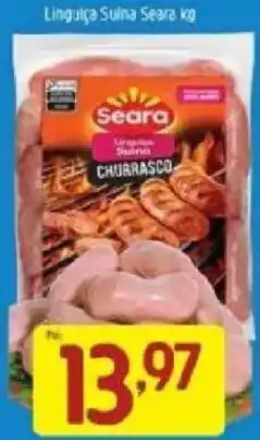 Supermercados Guanabara Linguiça Sulina Seara oferta