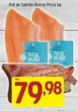 Supermercados Guanabara File de salmão buena pesca oferta
