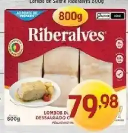 Supermercados Guanabara Lombos de Salmão Riberalves oferta