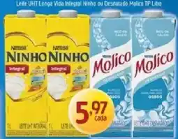 Supermercados Guanabara Leite uht longa vida integral ninho ou desnatado molico tp litro oferta