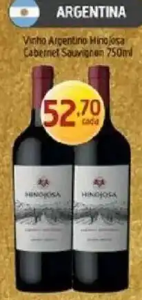 Supermercados Guanabara Vinho Argentino Hinojosa oferta