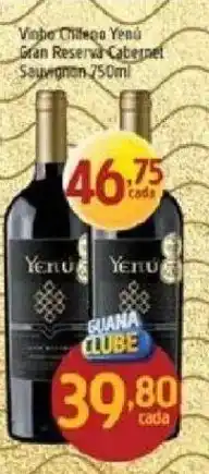 Supermercados Guanabara Vinho Chilego Yend Gran Reserva Cabernet Sauvignon oferta