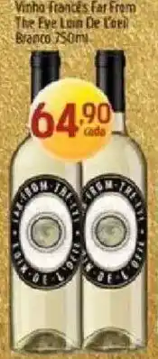 Supermercados Guanabara Vinho francês far from the eye loin de l'oeil branco oferta