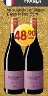 Supermercados Guanabara Vinho Francês Les Terrasses D'Andecht Tinto oferta